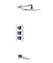 Wall thermostatic shower mixer