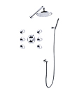 Wall thermostatic shower mixer