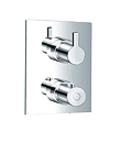 Wall thermostatic shower mixer