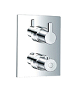 Wall thermostatic shower mixer