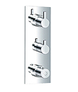 Wall thermostatic shower mixer