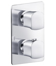 (KJ8354131) Wall thermostatic shower mixer 2-way diverter