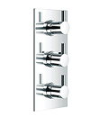(KJ8074106(G3/4") KJ8074136(G3/4")) Wall thermostatic shower mixer with diverter
