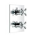 (KJ8214106(G1/2") KJ8214136(G3/4")) Wall thermostatic shower mixer with diverter